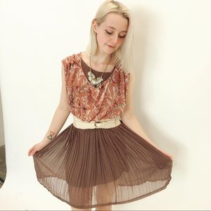 Modcloth/Anthro style bird dress